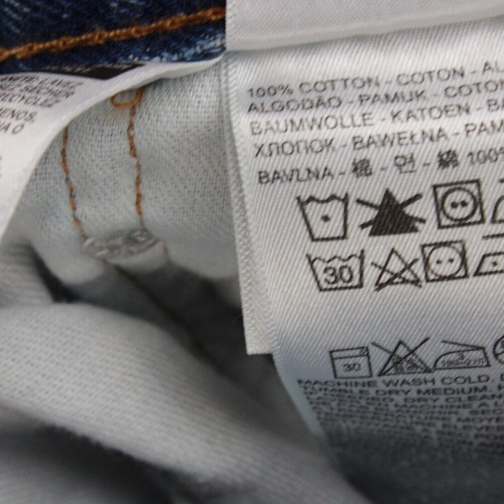 Levis 550 Relaxed Fit Taper Leg Jeans Mens 38x30 Blue Denim - Picture 4 of 12
